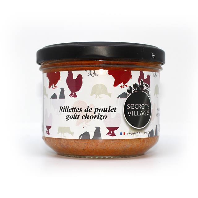 Licques Volailles - Rillettes de poulet au chorizo